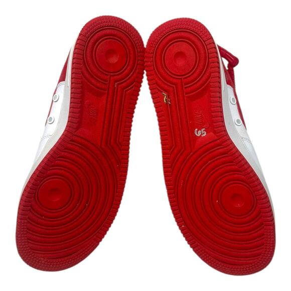 Nike Mens Air Force 1 SF Hi Red Leather High Top Lace Up Athletic Shoes Size 8.5 main image 11